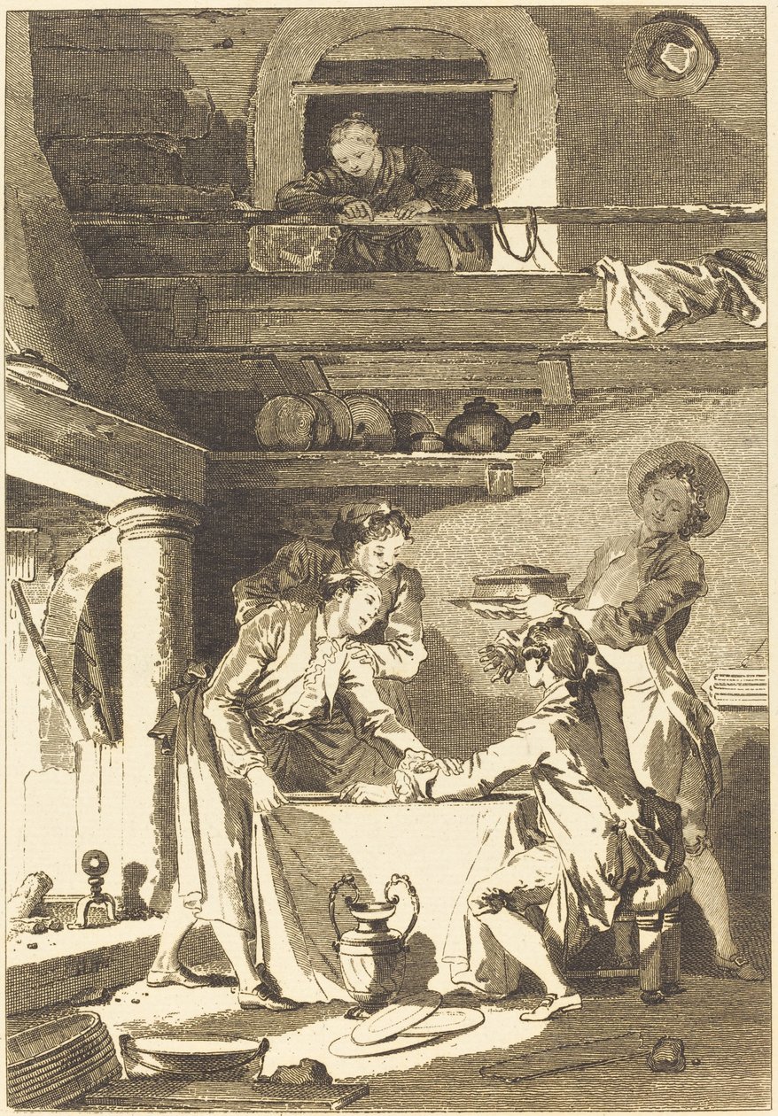 Angolna pástétom alkotó: Charles Emmanuel Patas after Jean Honoré Fragonard