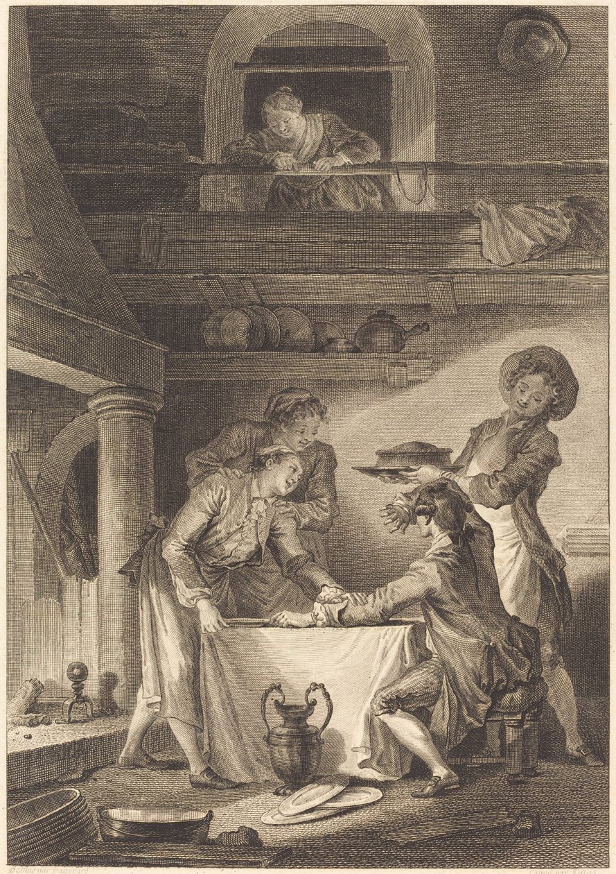 Angolna pástétom alkotó: Charles Emmanuel Patas after Jean Honoré Fragonard