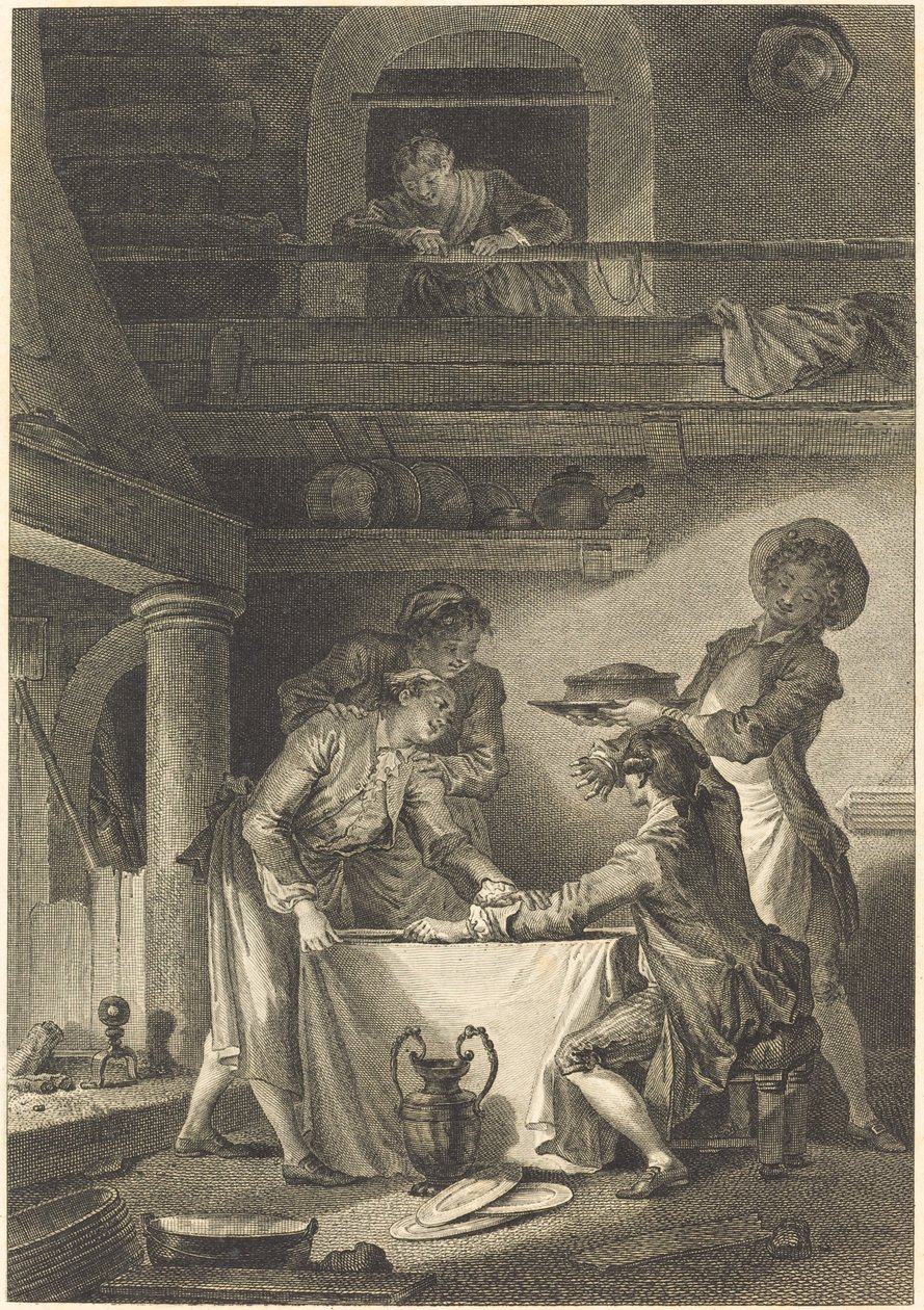 Angolna pástétom alkotó: Charles Emmanuel Patas after Jean Honoré Fragonard