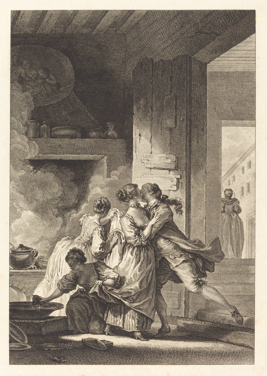 Soha nem gondolunk mindenre alkotó: Charles Emmanuel Patas after Jean Honoré Fragonard