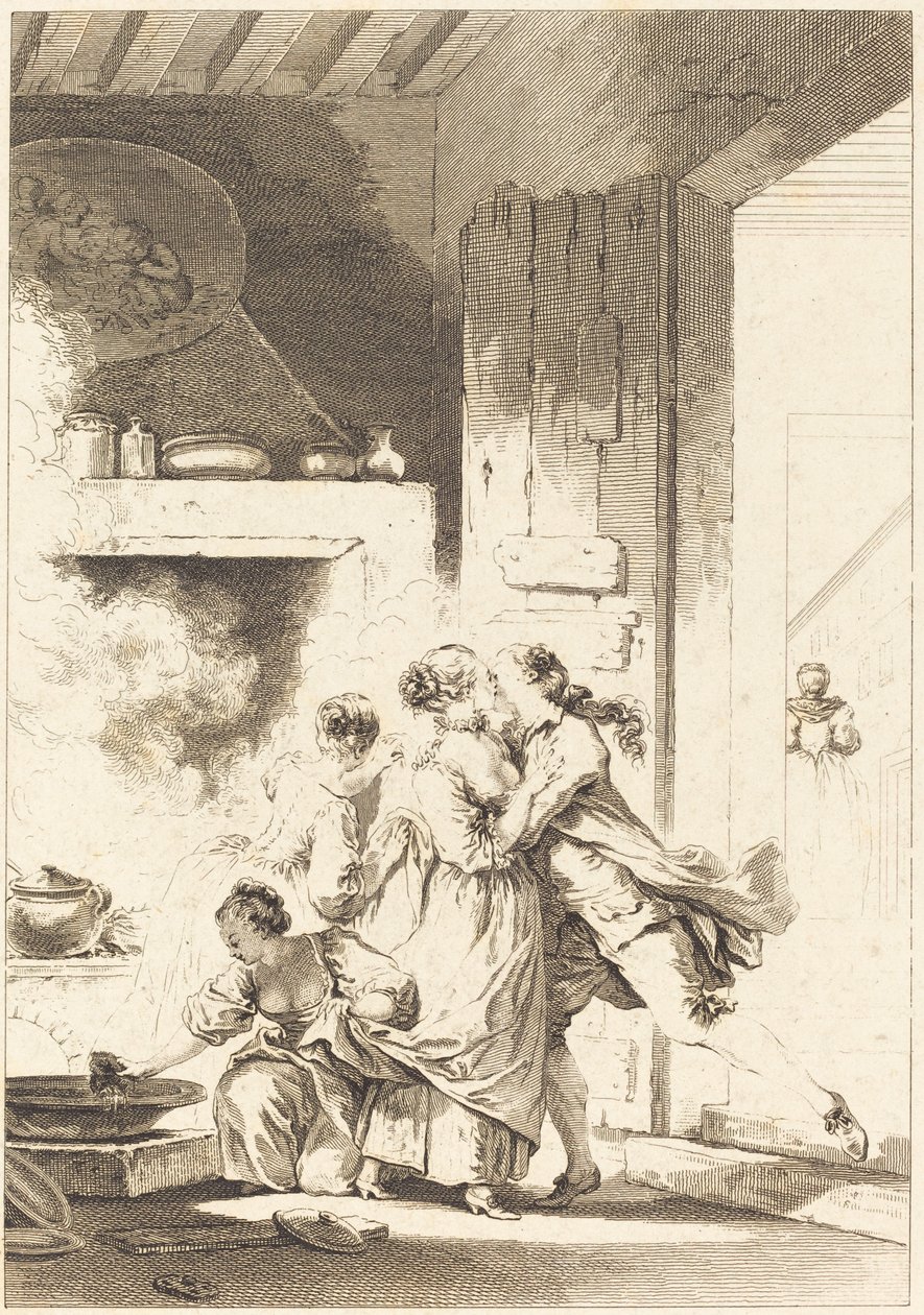 Soha nem gondolunk mindenre alkotó: Charles Emmanuel Patas after Jean Honoré Fragonard