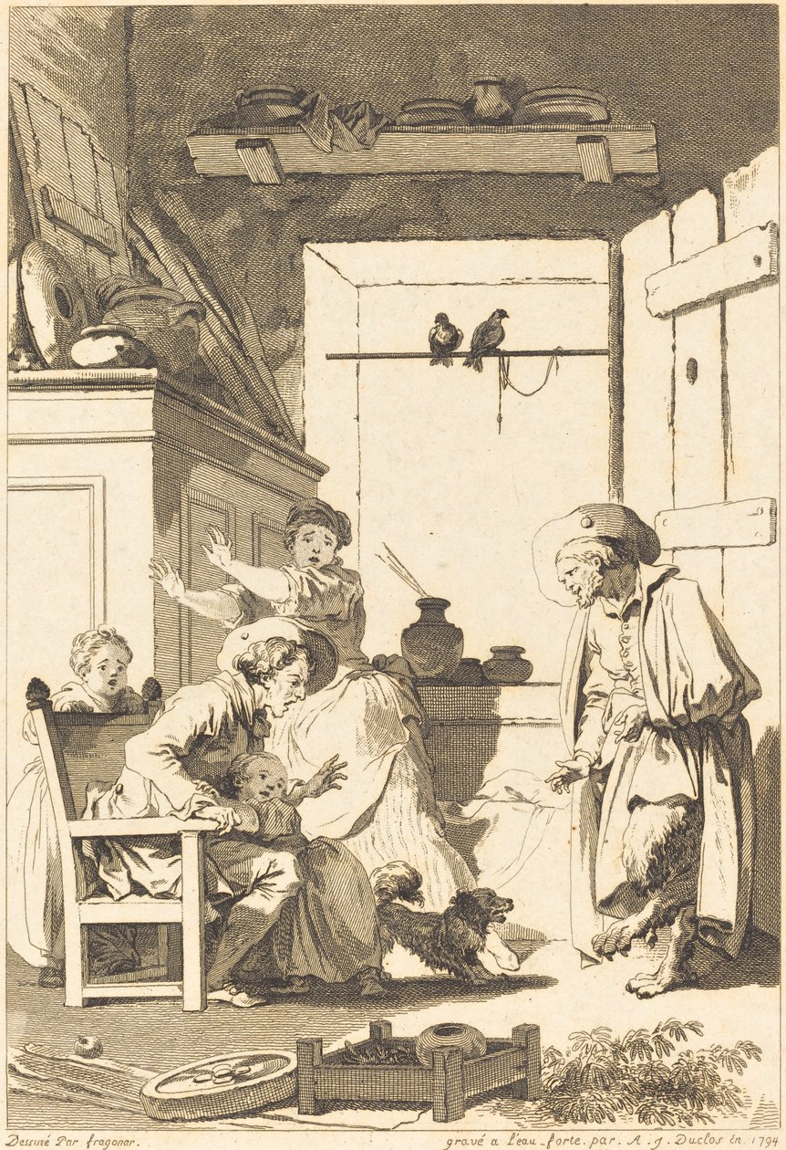 Belphegor alkotó: Charles Emmanuel Patas and Antoine Jean Duclos after Jean Honoré Fragonard