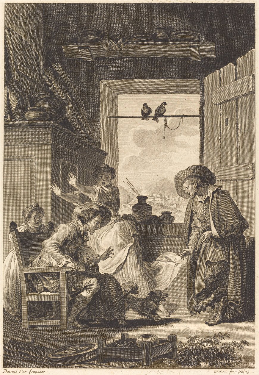 Belphegor alkotó: Charles Emmanuel Patas and Antoine Jean Duclos after Jean Honoré Fragonard