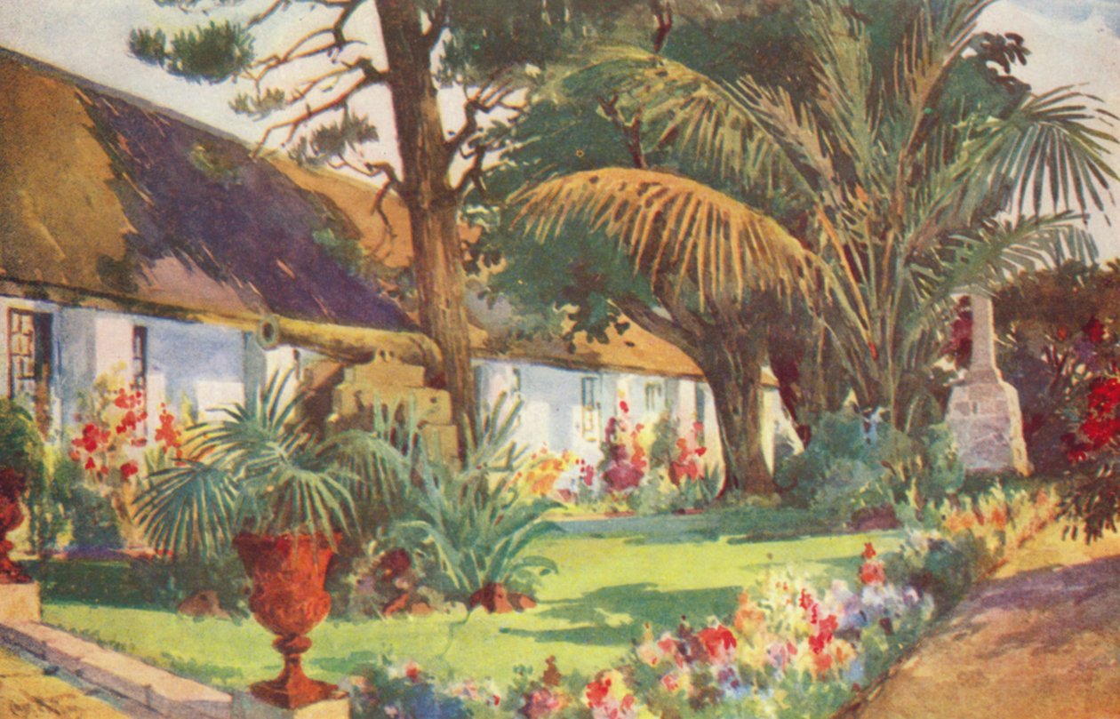 A durbani régi erőd (színes litográfia) alkotó: Charles Ernest Peers