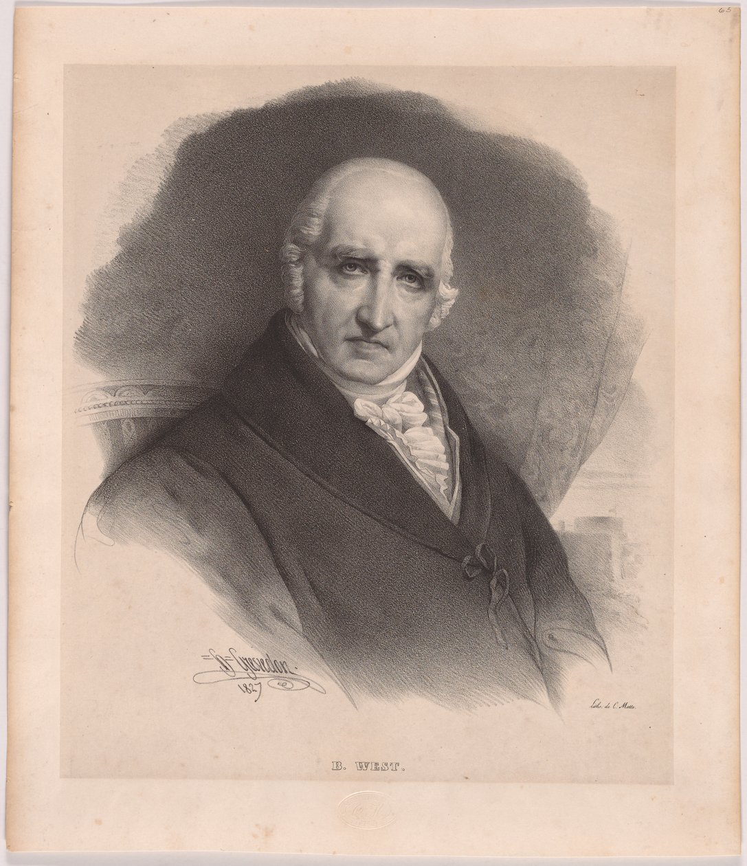 Benjamin West alkotó: Charles Etienne Pierre Motte