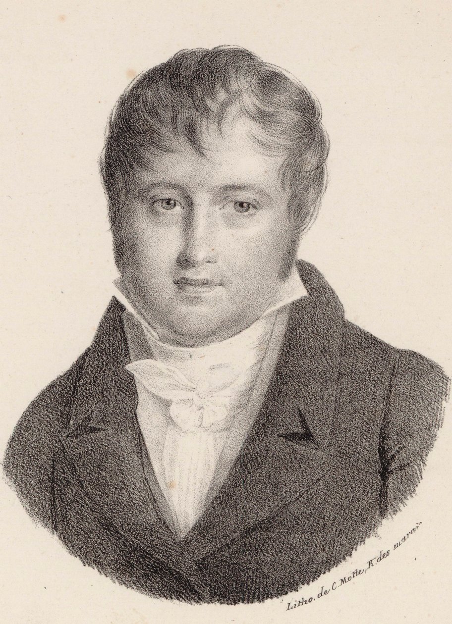 Nicolò Isouard zeneszerző portréja 1775-1818. alkotó: Charles Etienne Pierre Motte