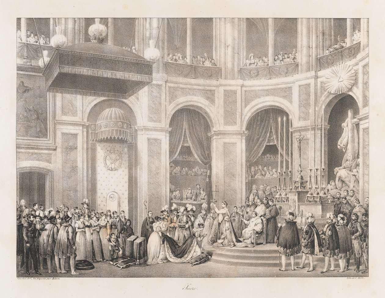 Szent, 19. század eleji (litho) alkotó: Charles Etienne Pierre Motte