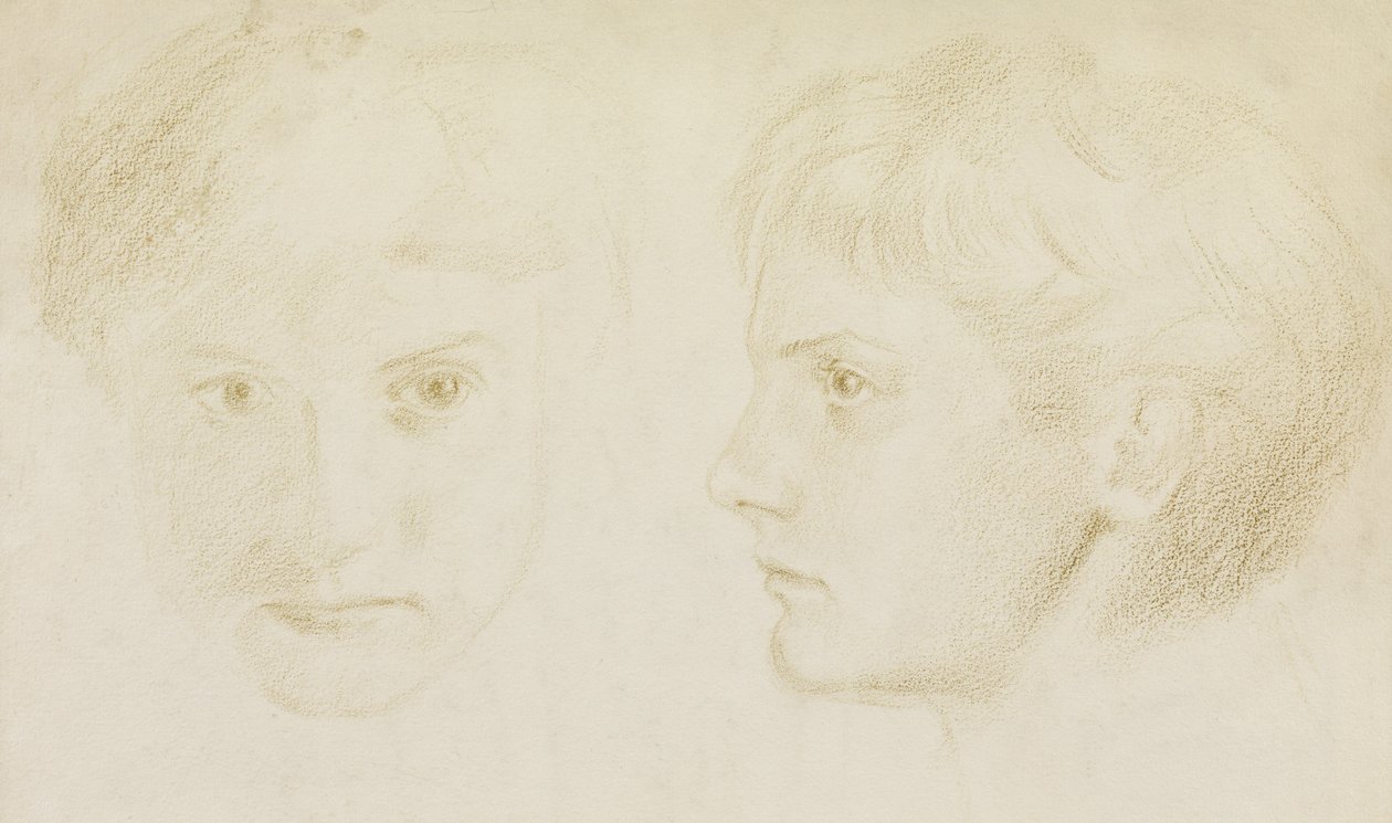 Edward Robert Hughes, 16 éves, 1867 (kréta, papír) alkotó: Charles Fairfax Murray