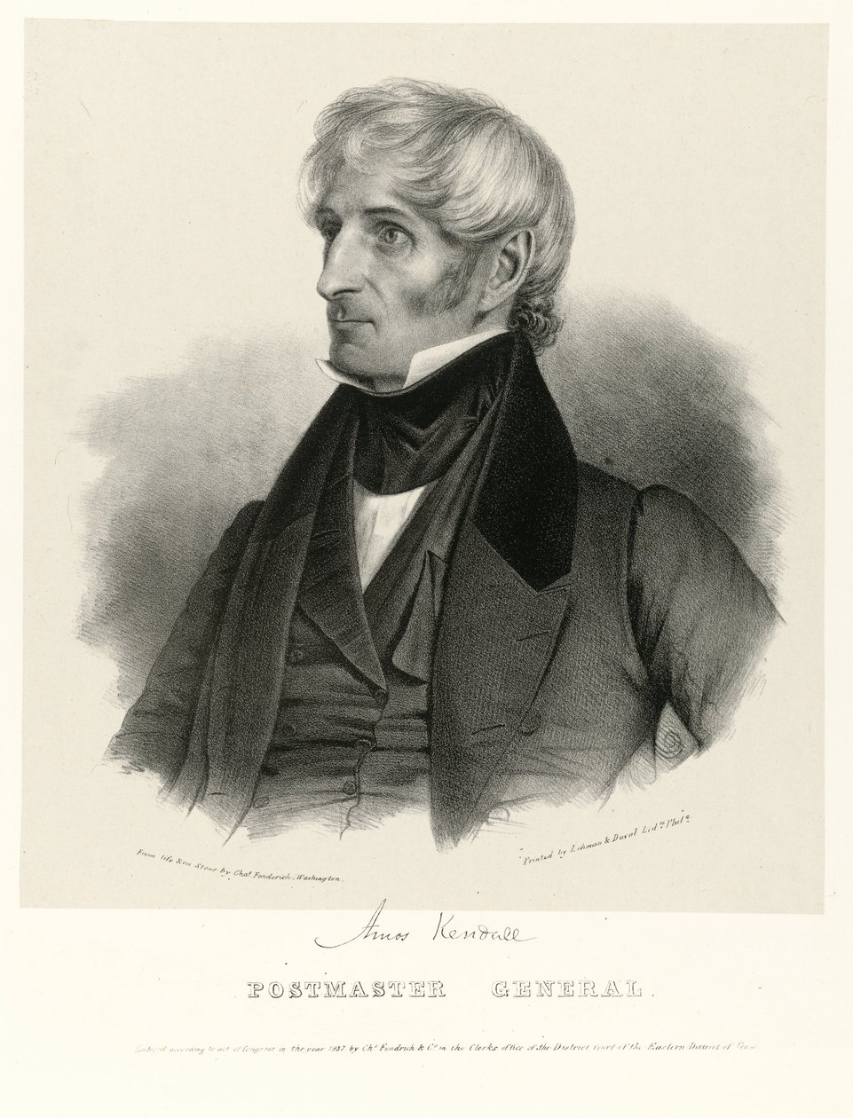 Amos Kendall alkotó: Charles Fenderich