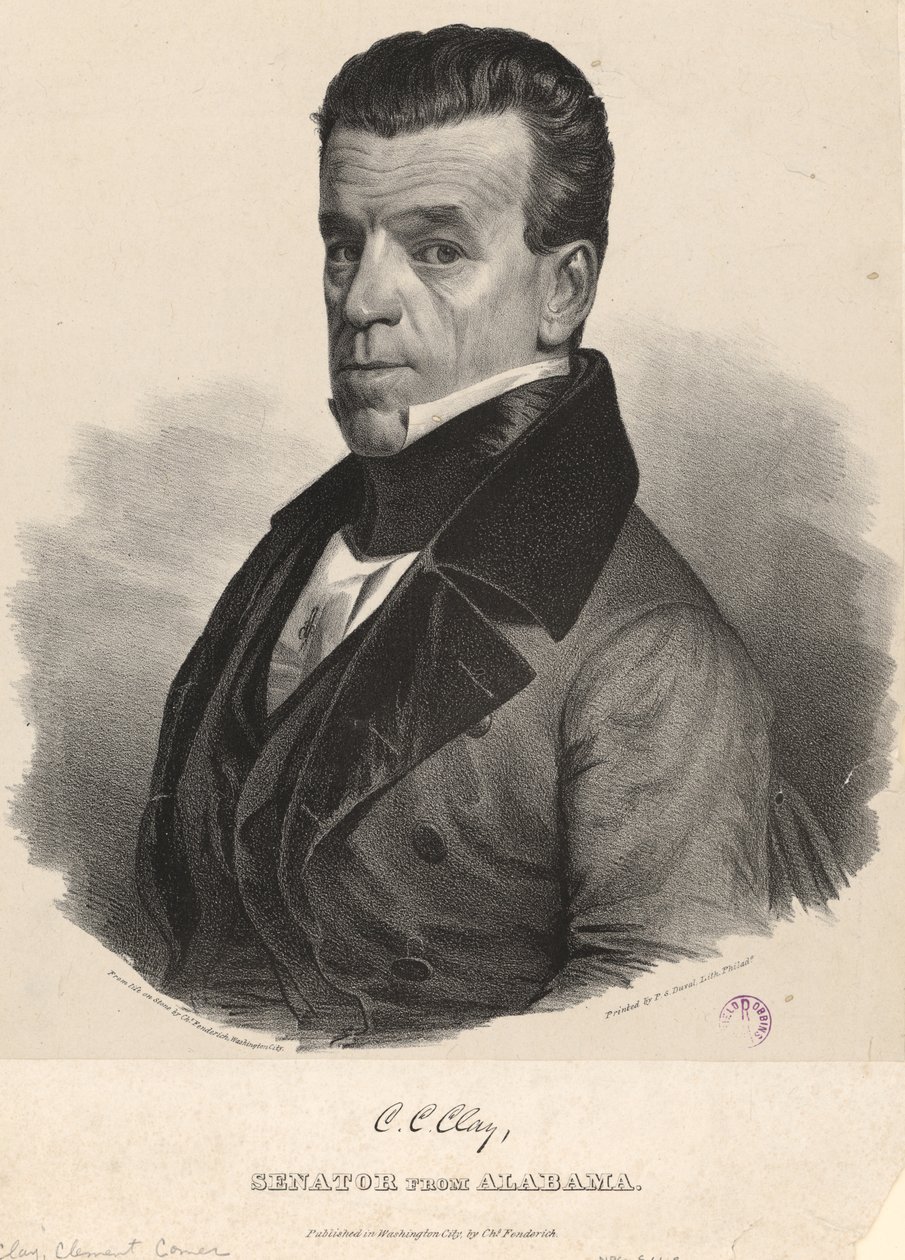 Clement Comer Clay alkotó: Charles Fenderich