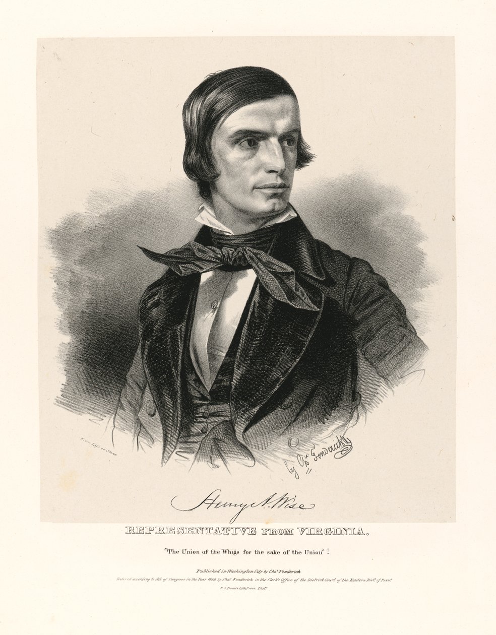 Henry Alexander Wise alkotó: Charles Fenderich
