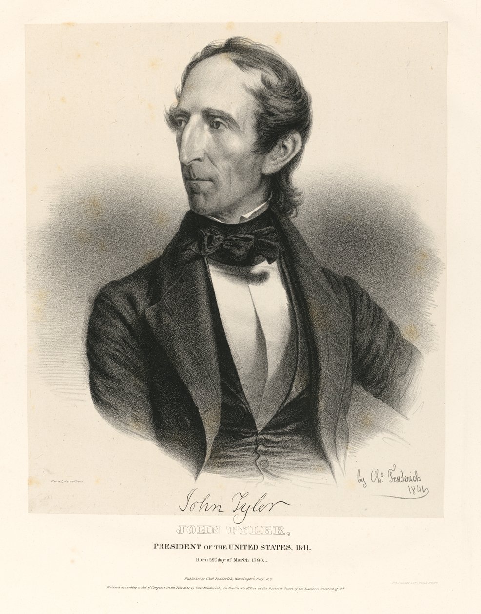 John Tyler alkotó: Charles Fenderich