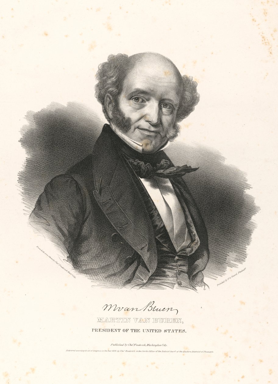 Martin Van Buren alkotó: Charles Fenderich