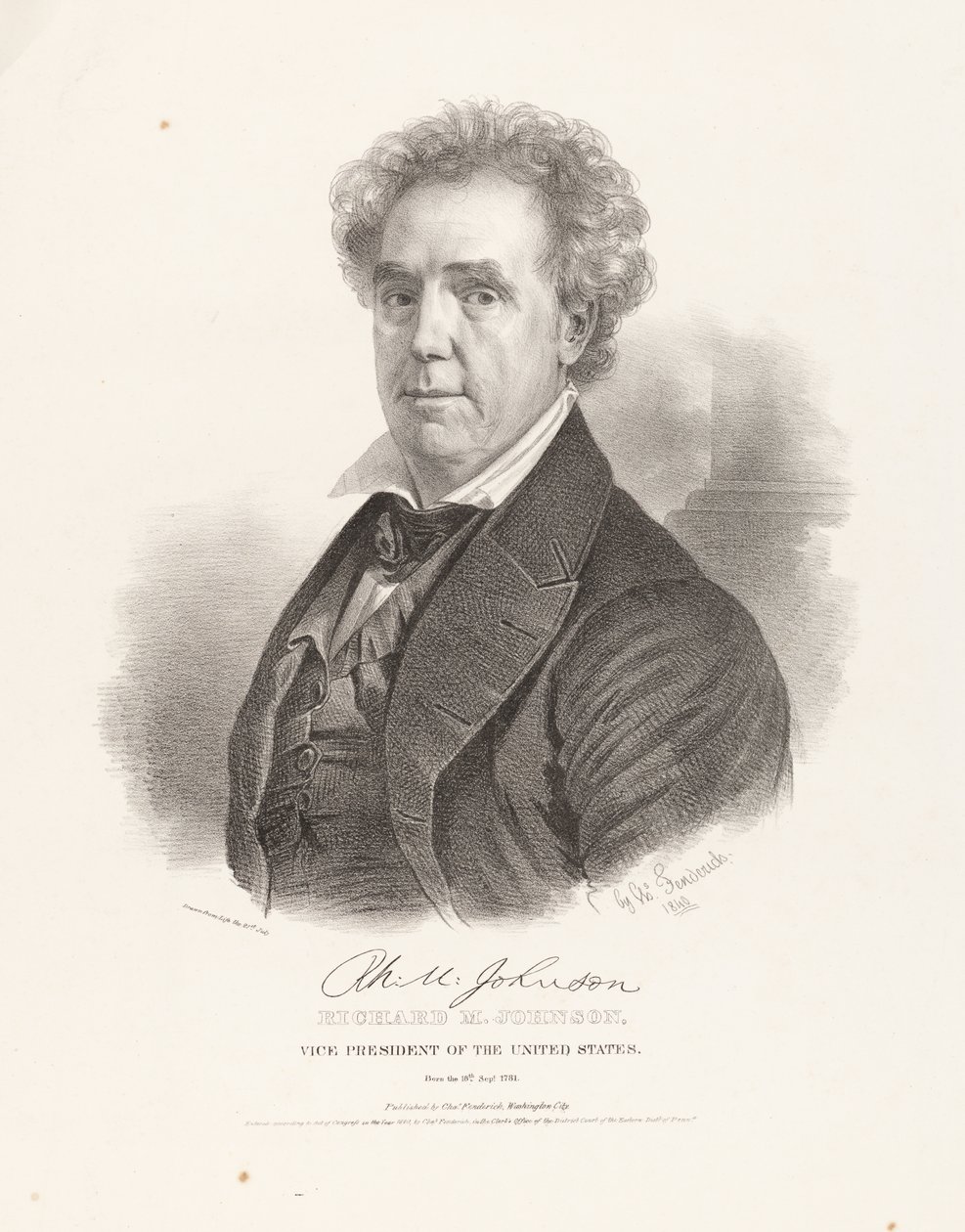 Richard Mentor Johnson alkotó: Charles Fenderich