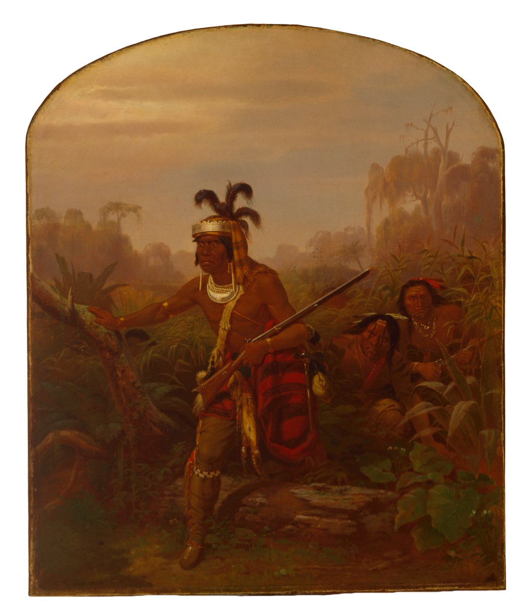 Billy Bowlegs főnök alkotó: Charles Ferdinand Wimar