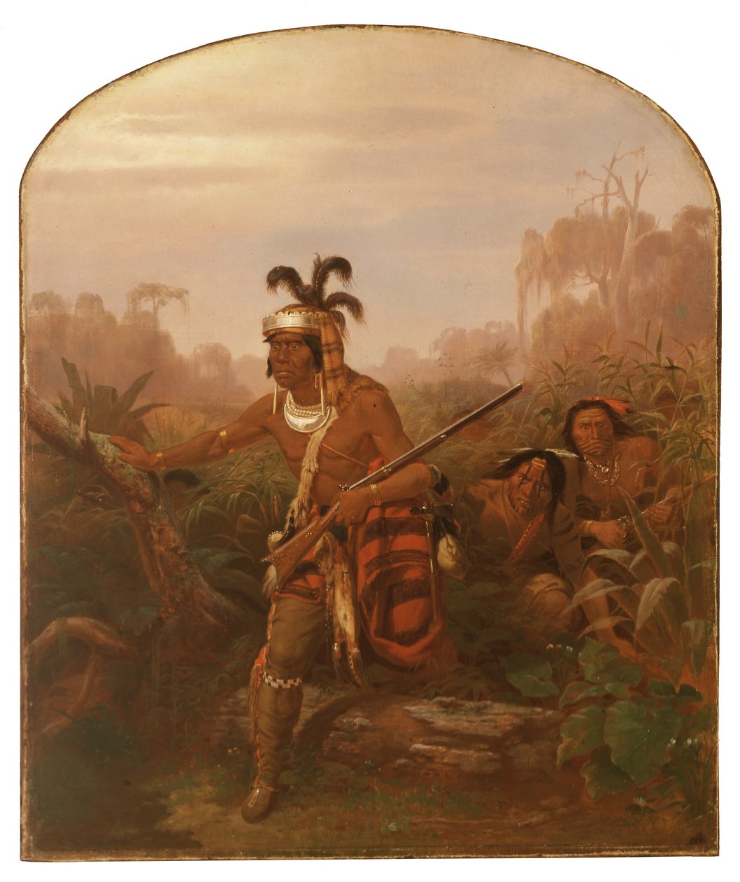 Billy Bowlegs főnök alkotó: Charles Ferdinand Wimar