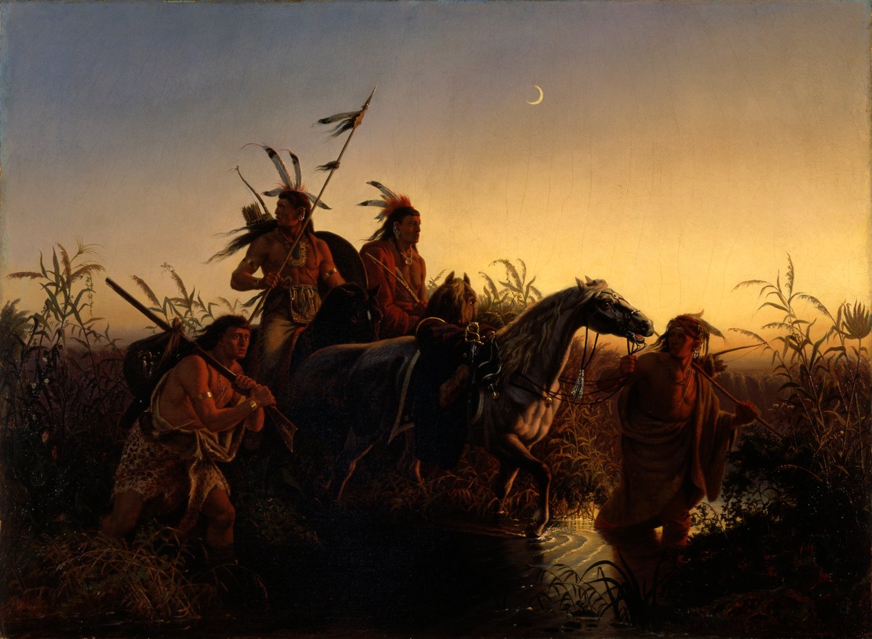 A Captive Charger alkotó: Charles Ferdinand Wimar