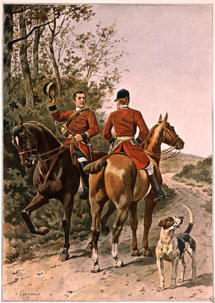 A Rendez-Vous, Rougeron-Vignerot metszete, 1892 alkotó: Charles Fernand de Condamy