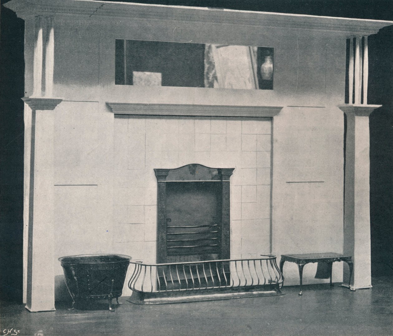 Kandalló, c1895, 1897 alkotó: Charles Francis Annesley Voysey