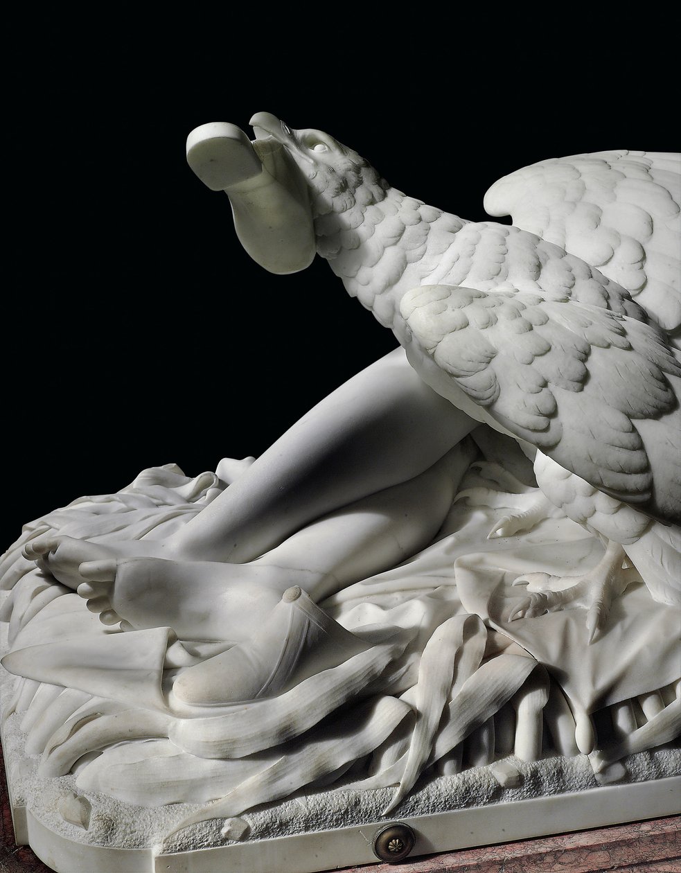 Rhodopis életnagyságú figurája a lábazaton, 1862 alkotó: Charles Francis Fuller