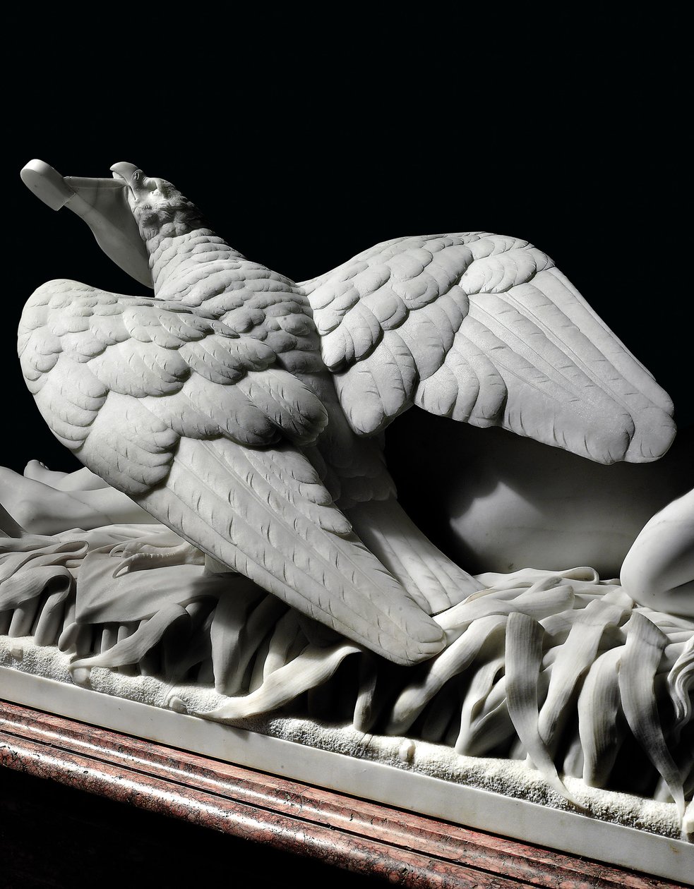 Rhodopis életnagyságú figurája a lábazaton, 1862 alkotó: Charles Francis Fuller
