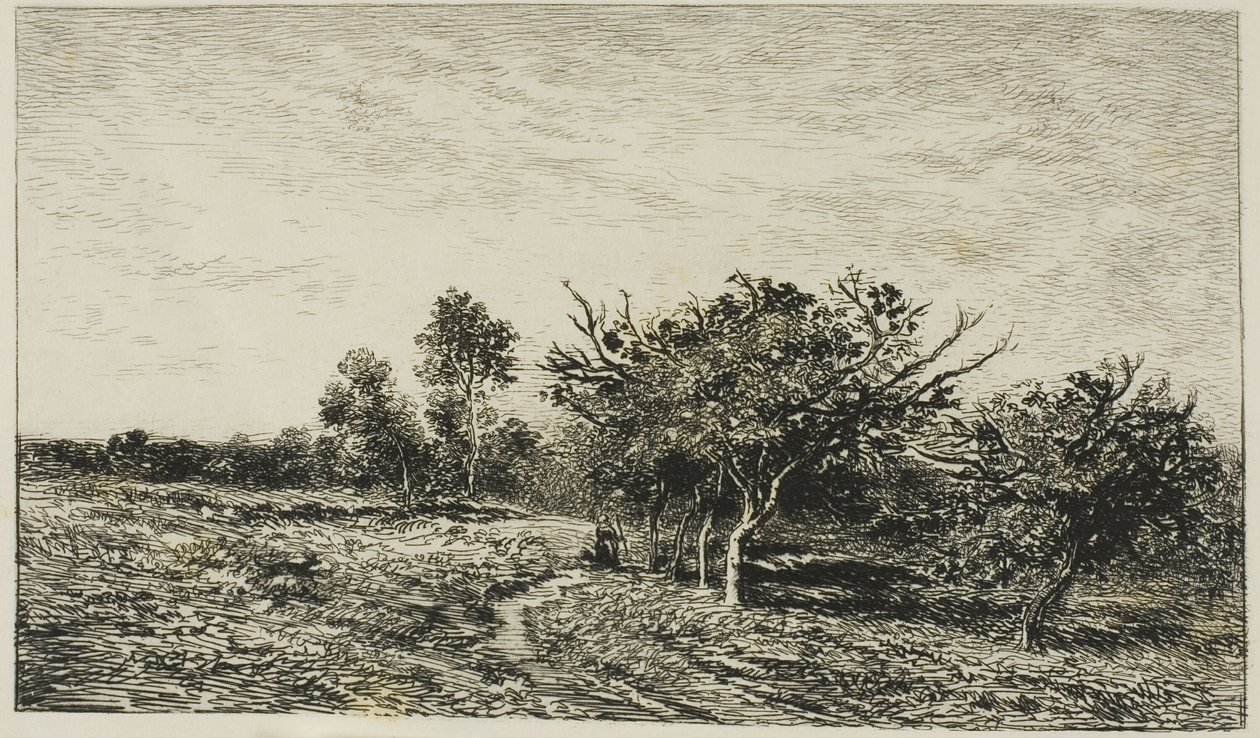 Almafák Auversben alkotó: Charles Francois Daubigny