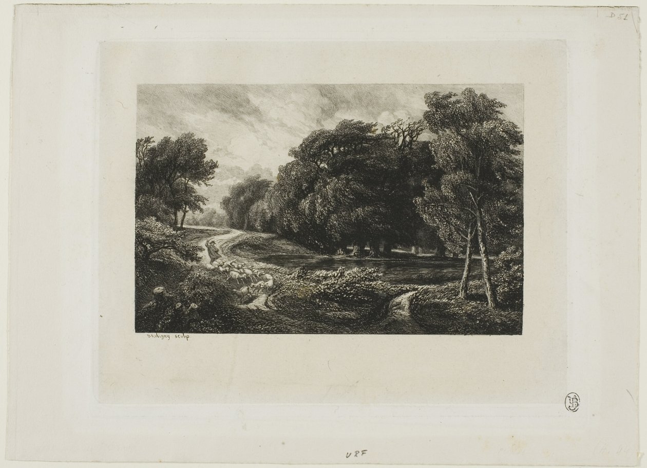 Vihar közeledtével alkotó: Charles Francois Daubigny