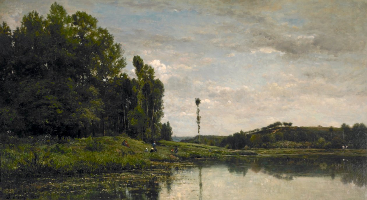 Banks of the Oise, Auvers alkotó: Charles Francois Daubigny