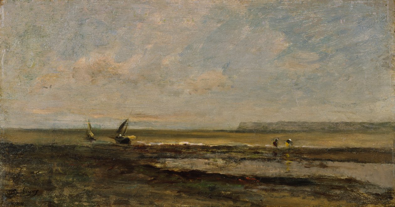 Tengerparti jelenet alkotó: Charles Francois Daubigny