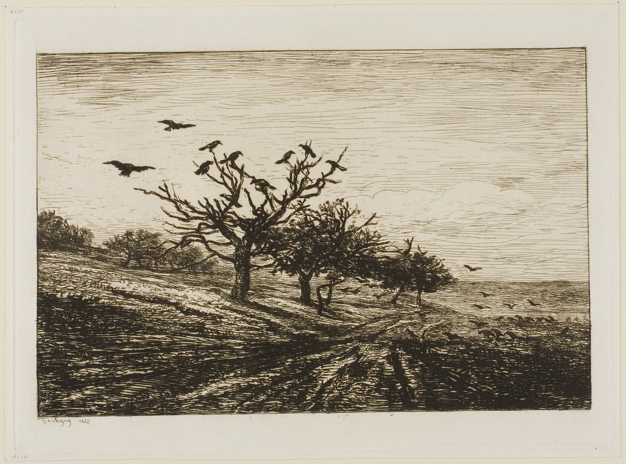 Varjak a fán alkotó: Charles Francois Daubigny