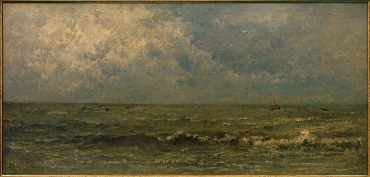 Tenger, szürke idő alkotó: Charles Francois Daubigny