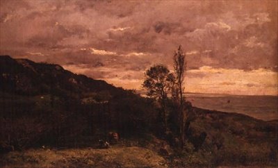 Tájkép Villerville közelében alkotó: Charles Francois Daubigny