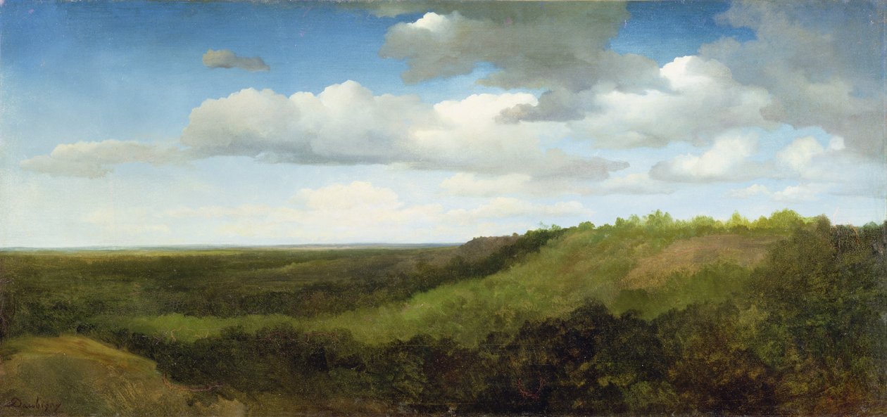 Táj a római Campagna-ban, 1836 alkotó: Charles Francois Daubigny