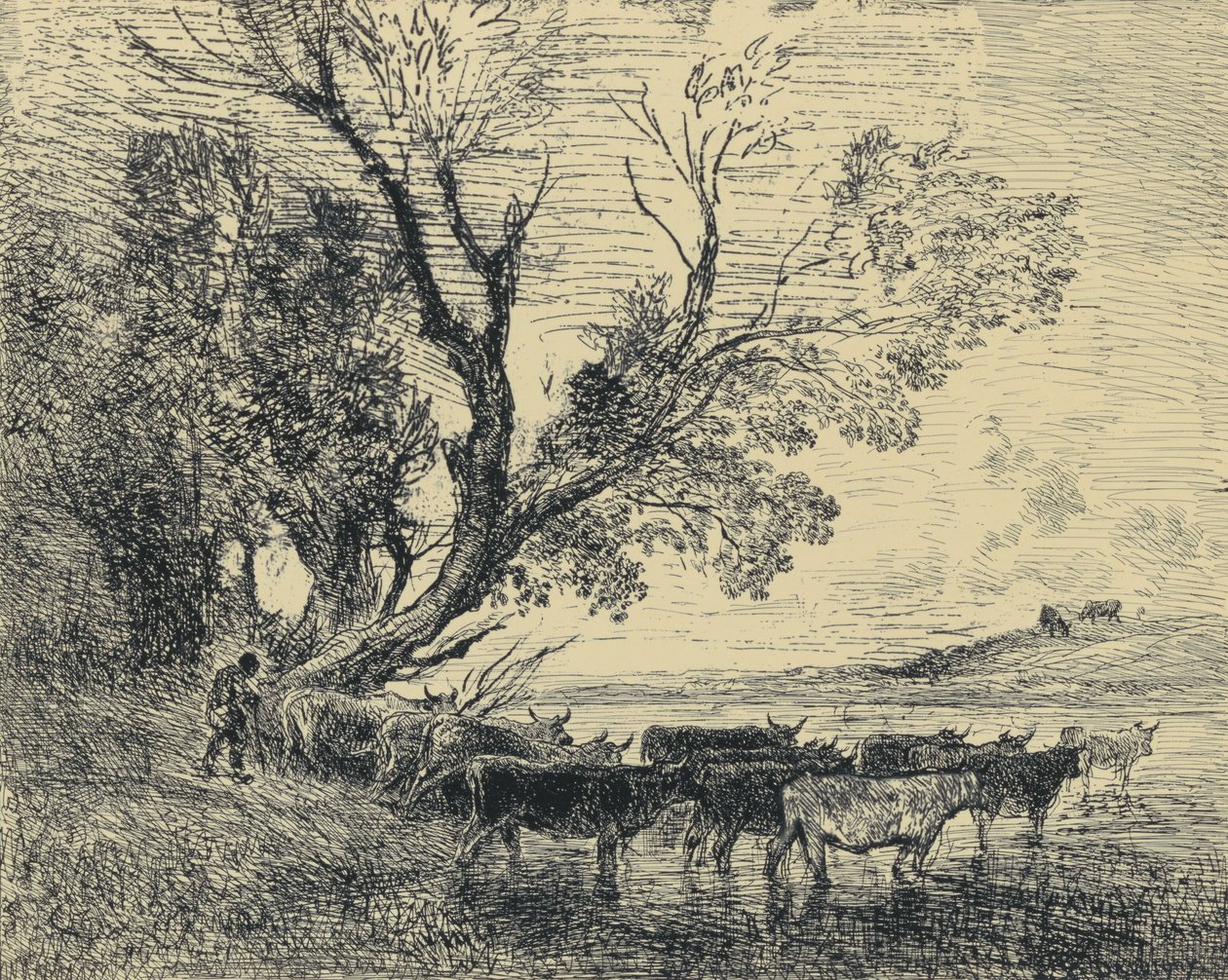 Le Gué alkotó: Charles Francois Daubigny