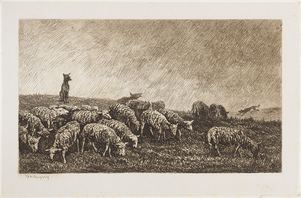 A kutya őrsége alkotó: Charles Francois Daubigny