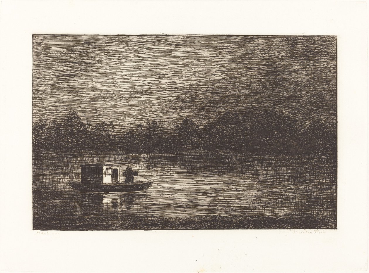 Éjszakai utazás, 2. lemez alkotó: Charles Francois Daubigny