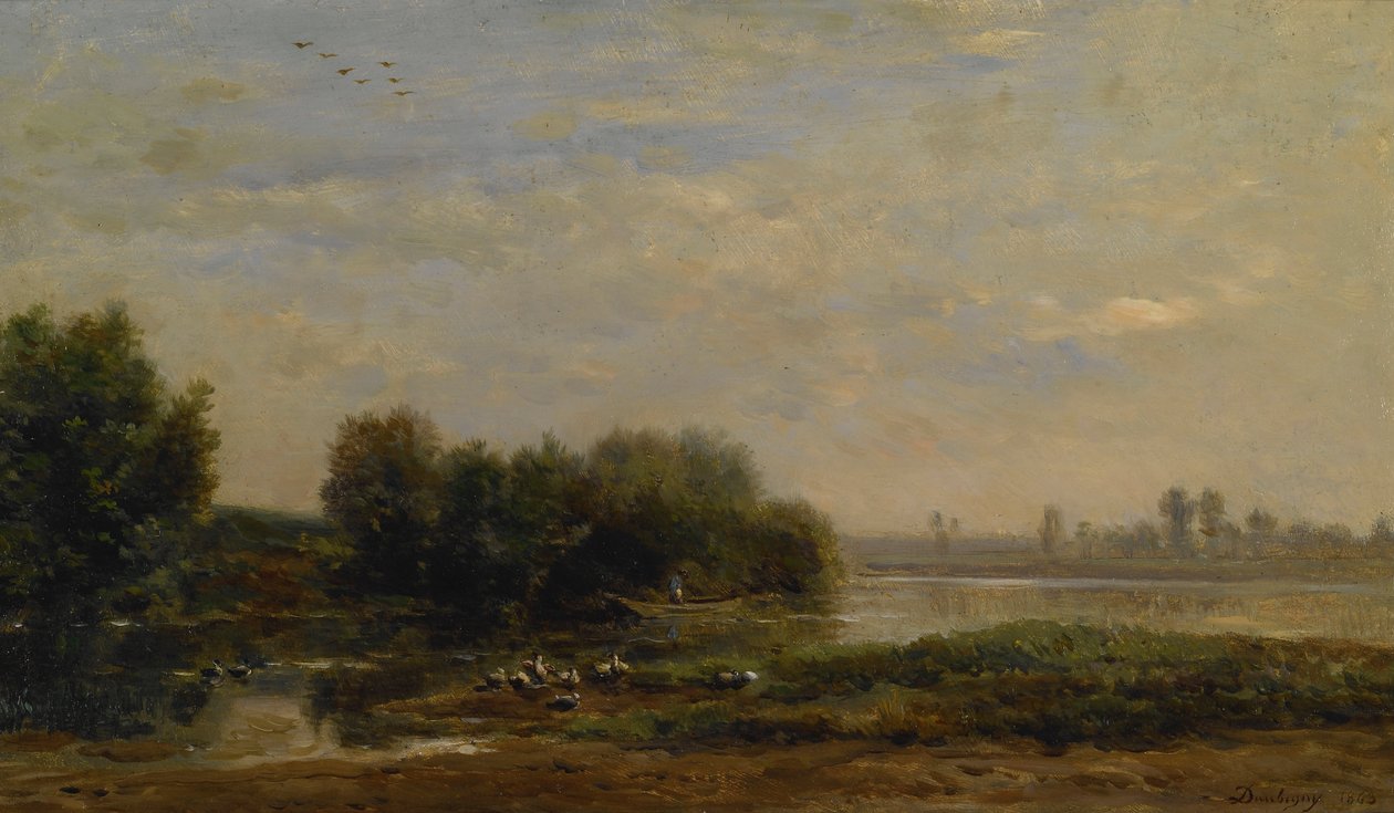 Az Oise-on alkotó: Charles Francois Daubigny
