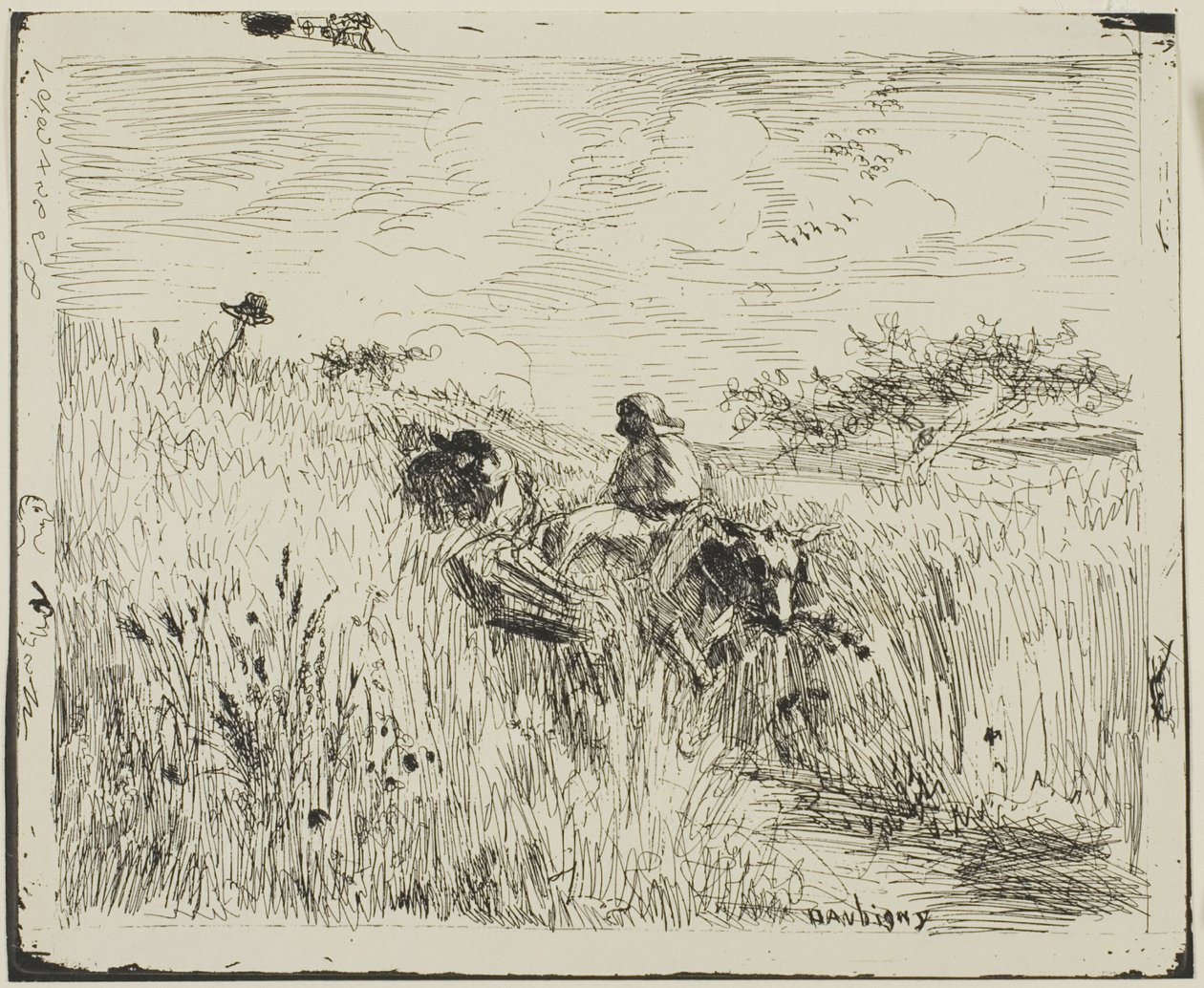 Út a Búzamezőn keresztül alkotó: Charles Francois Daubigny