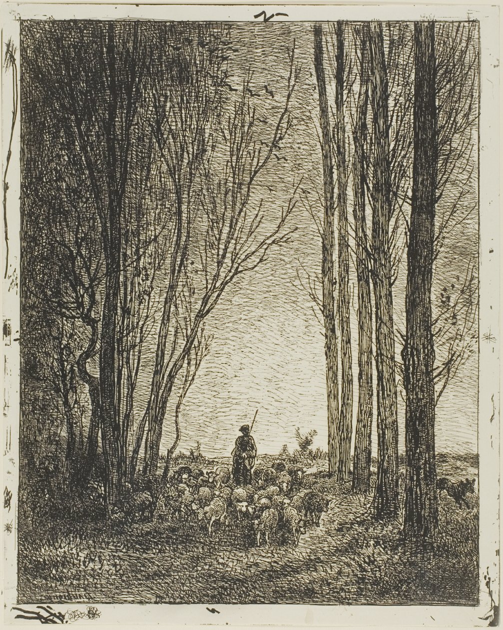 A nyáj visszatérése alkotó: Charles Francois Daubigny