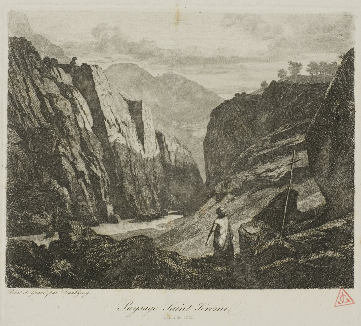 Szent Jeromos alkotó: Charles Francois Daubigny