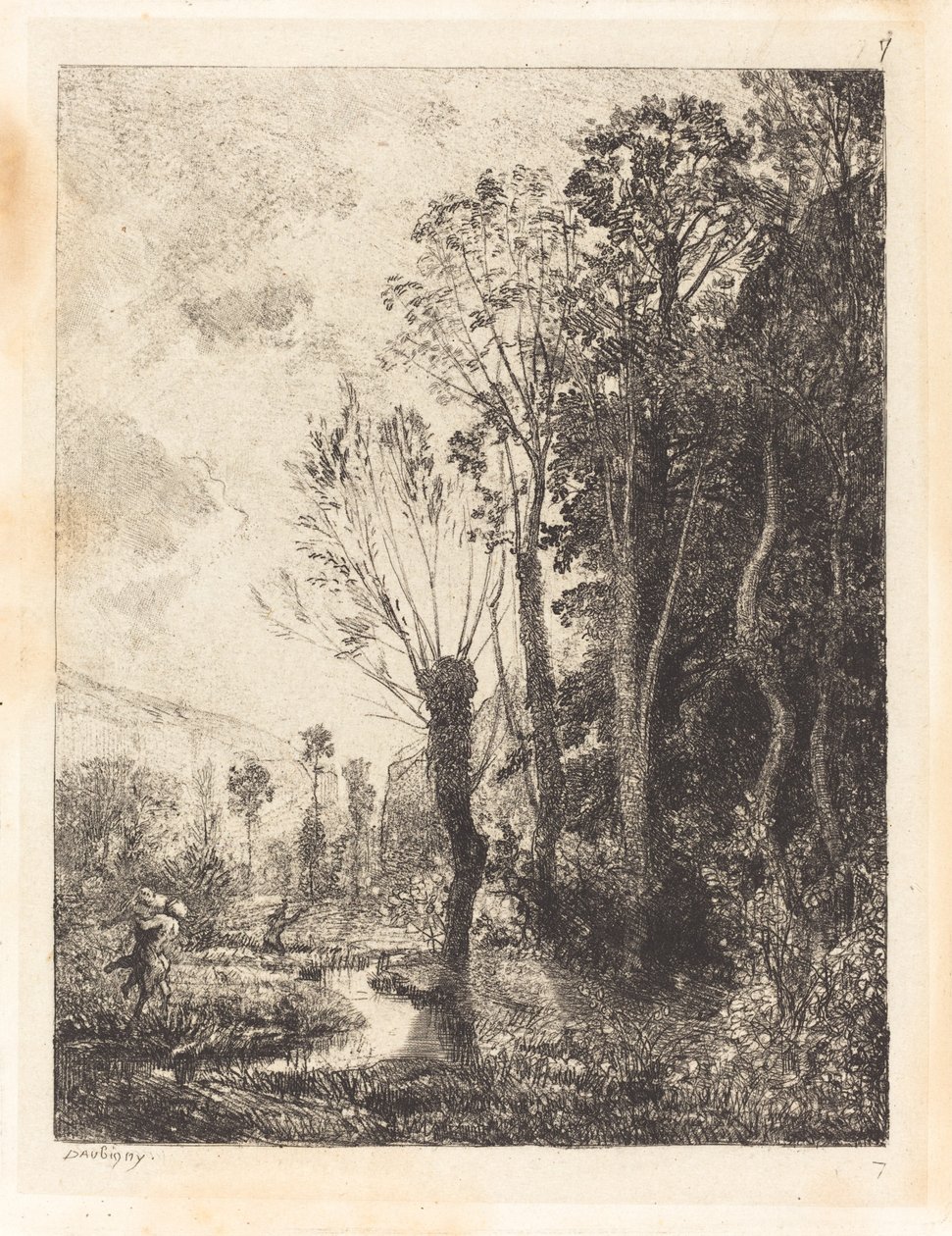 Szatír (A szatír) alkotó: Charles Francois Daubigny