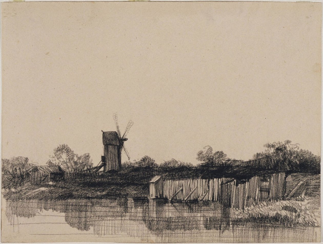 Jelenet Hollandiában alkotó: Charles Francois Daubigny