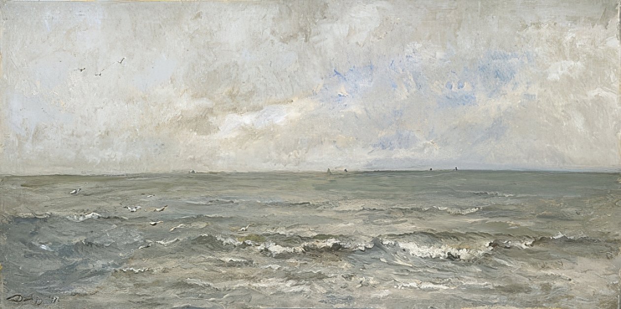Tengeri tájkép. 1876 alkotó: Charles Francois Daubigny