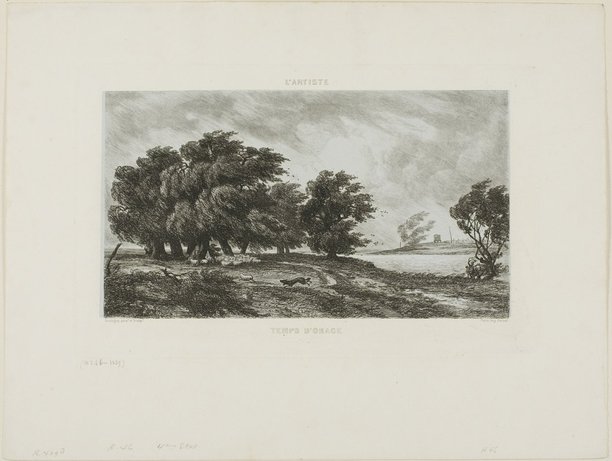 Viharos idő alkotó: Charles Francois Daubigny