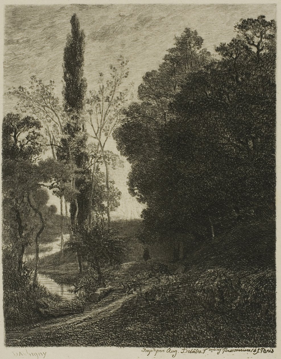 Az unokatestvér bankjai alkotó: Charles Francois Daubigny