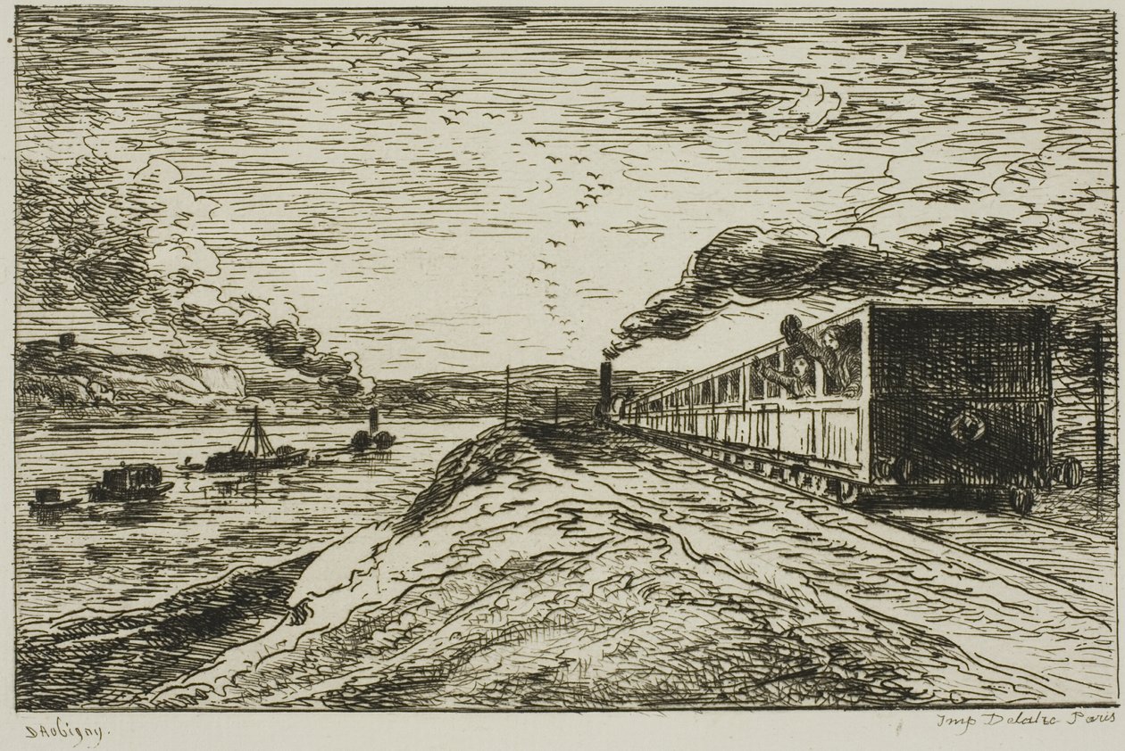 Az indulás (a visszatérés) alkotó: Charles Francois Daubigny