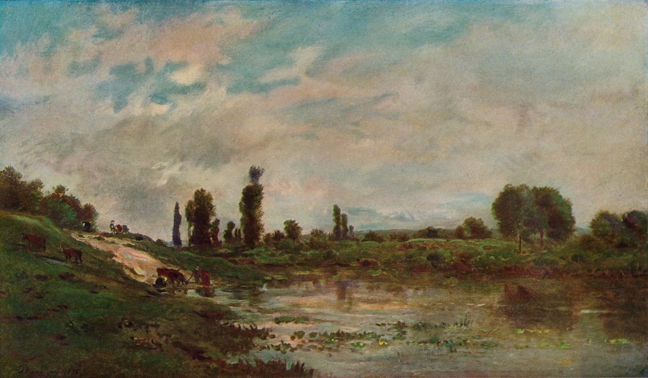 Belső, Palazzo Davanzati, 1928 alkotó: Charles Francois Daubigny