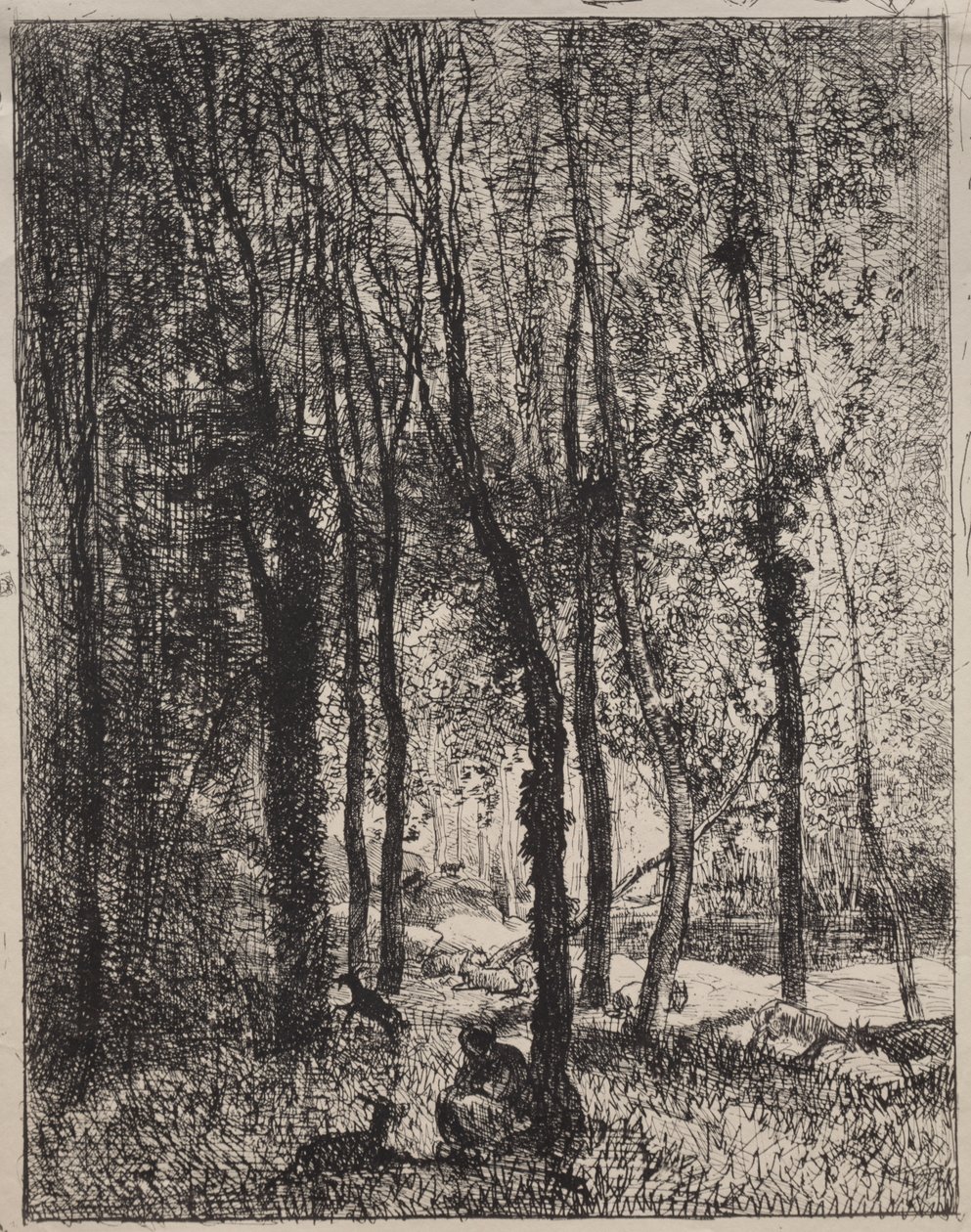 A kecskepásztorlány alkotó: Charles Francois Daubigny