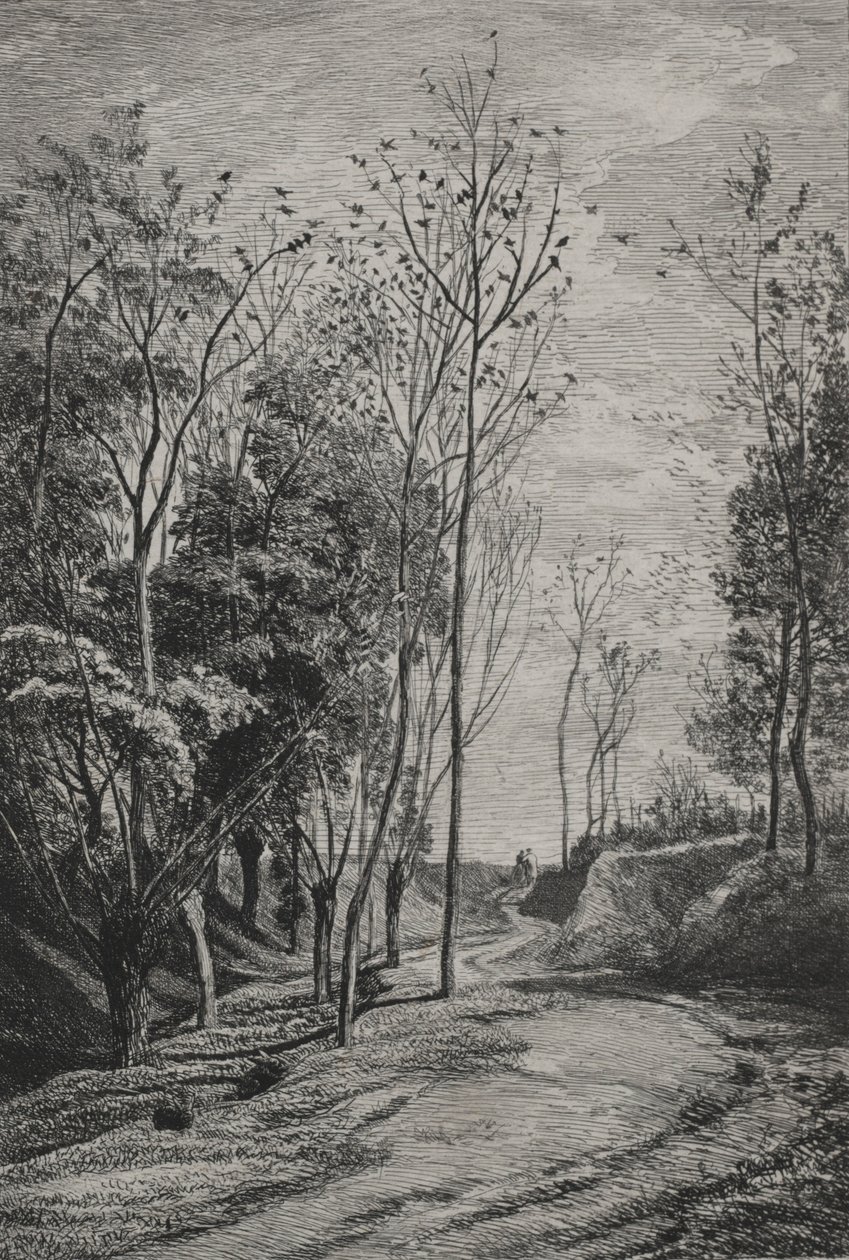 The Little Brids, 1850. alkotó: Charles Francois Daubigny