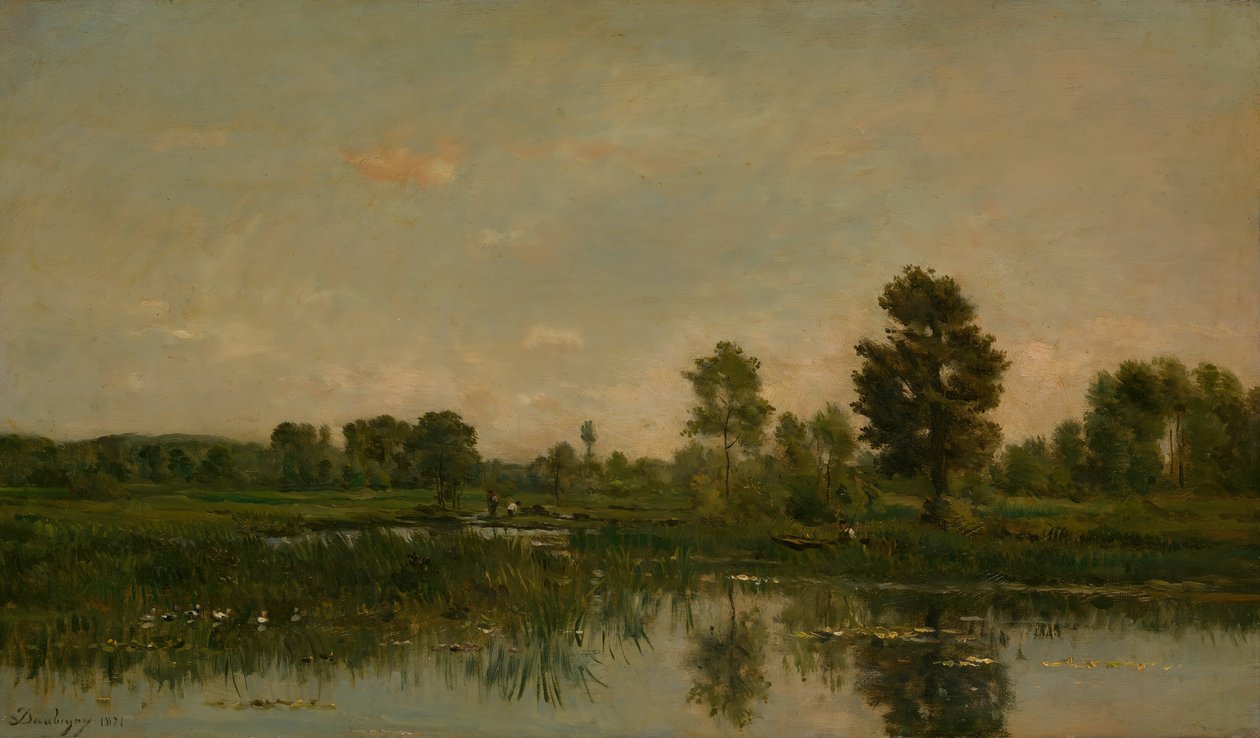 A mocsár, 1871. alkotó: Charles Francois Daubigny